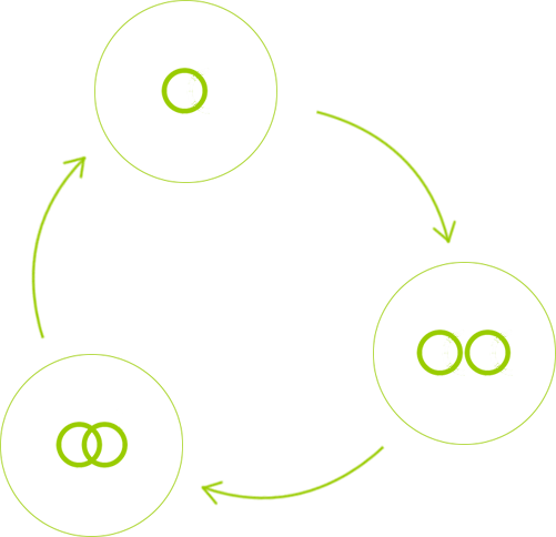 Parrelationens tre delar