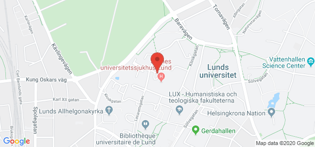 Lunds Universitetssjukhus Karta | Karta östkusten